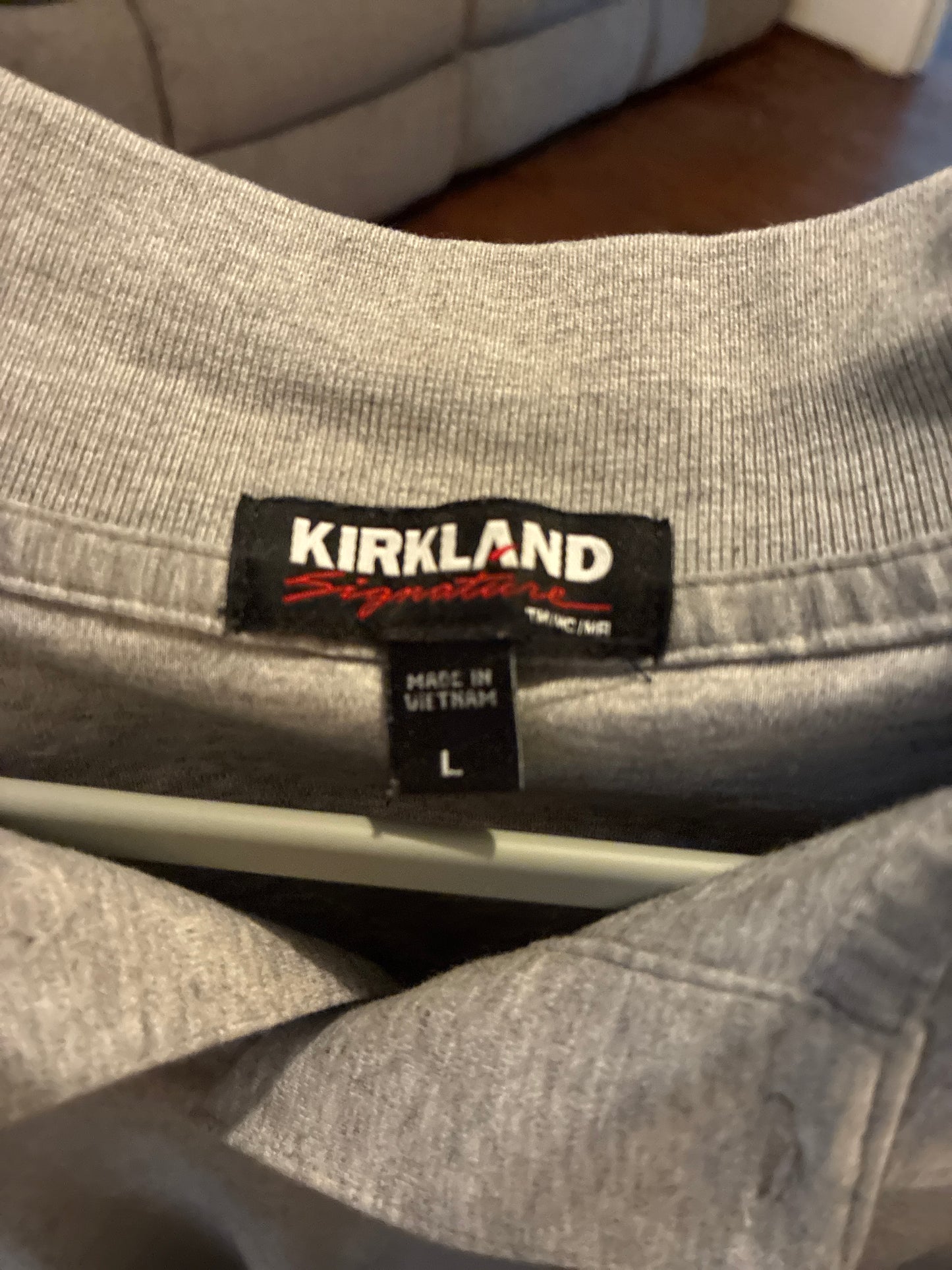 Kirkland Signature Gray Polo